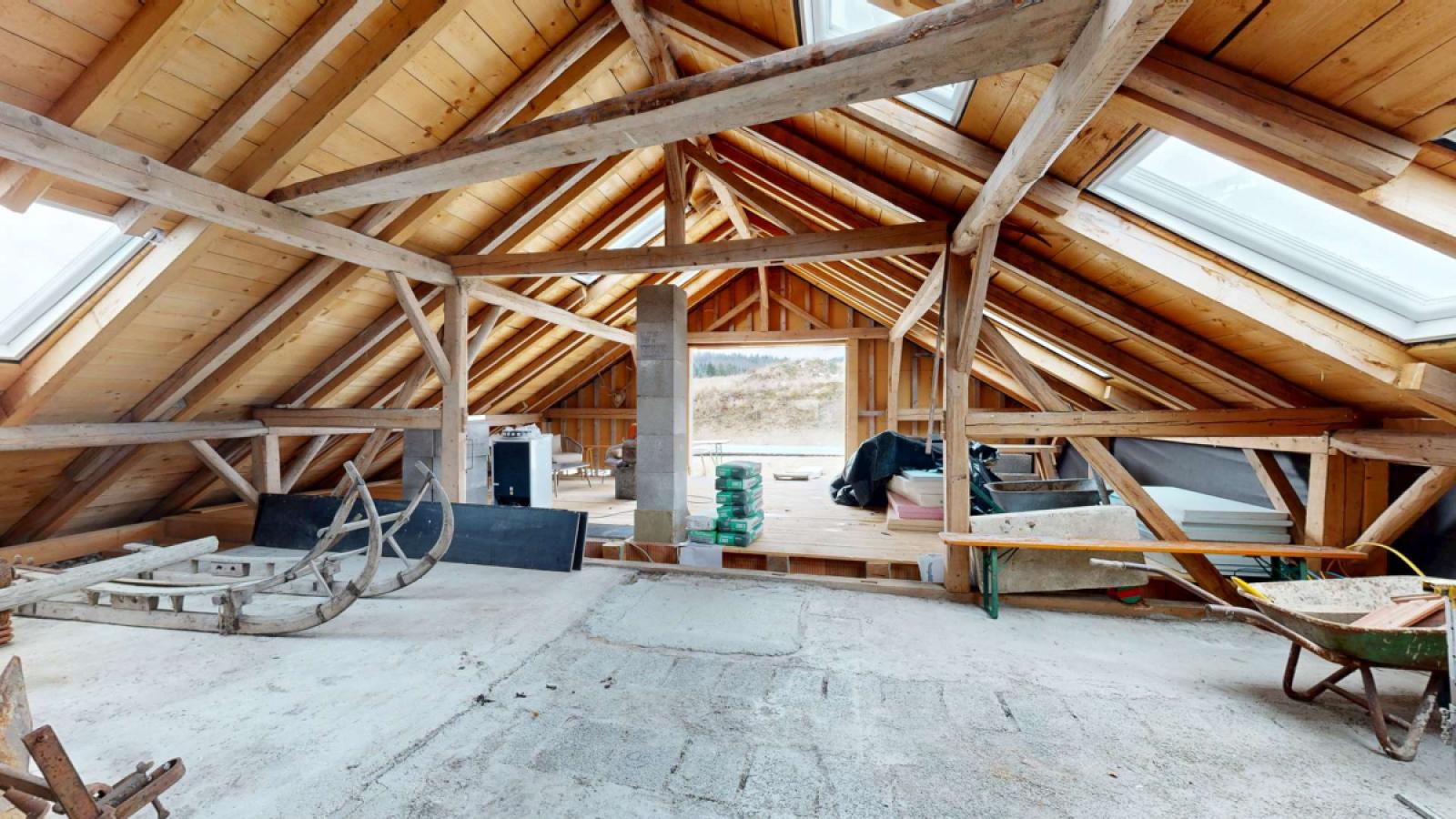 Dachboden ausbaufähig