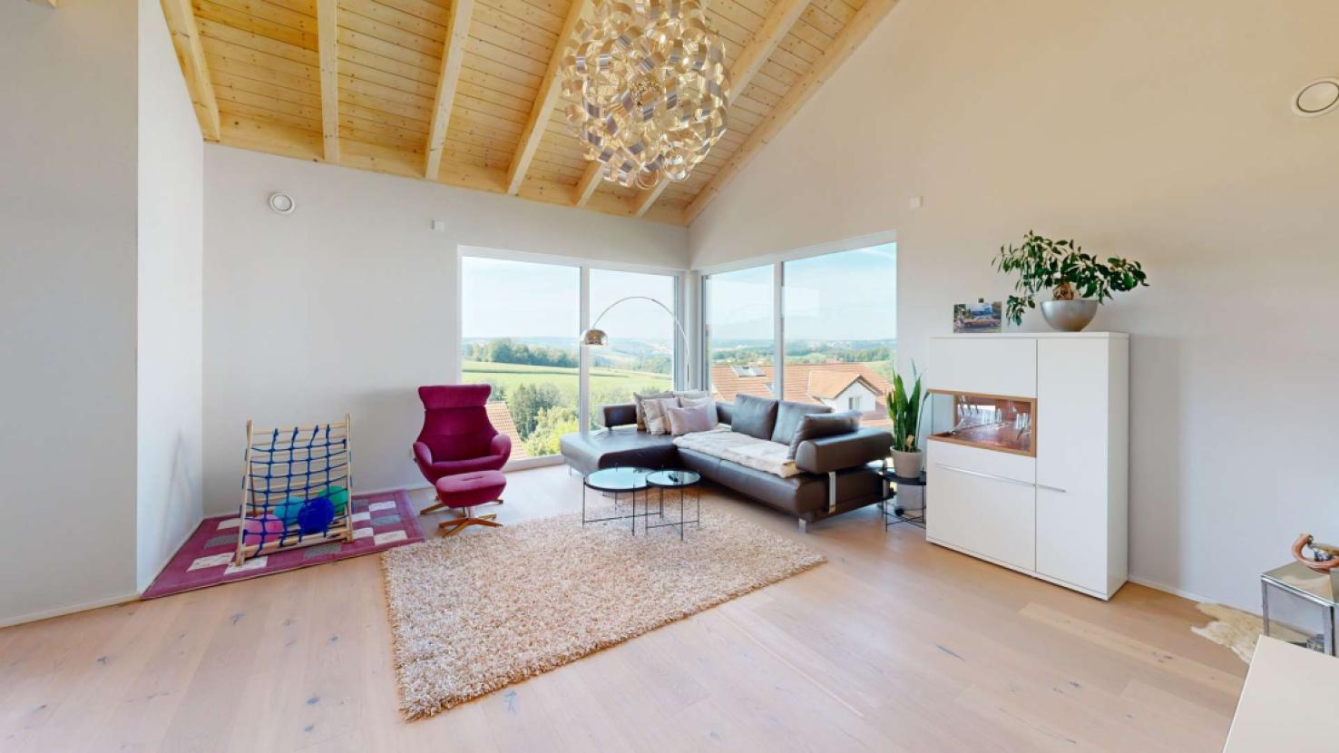 Wohnen mit L-Panorama-Fenster