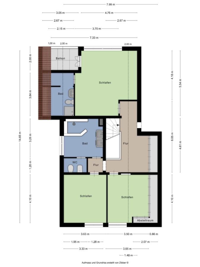 Grundriss Dachgeschoss