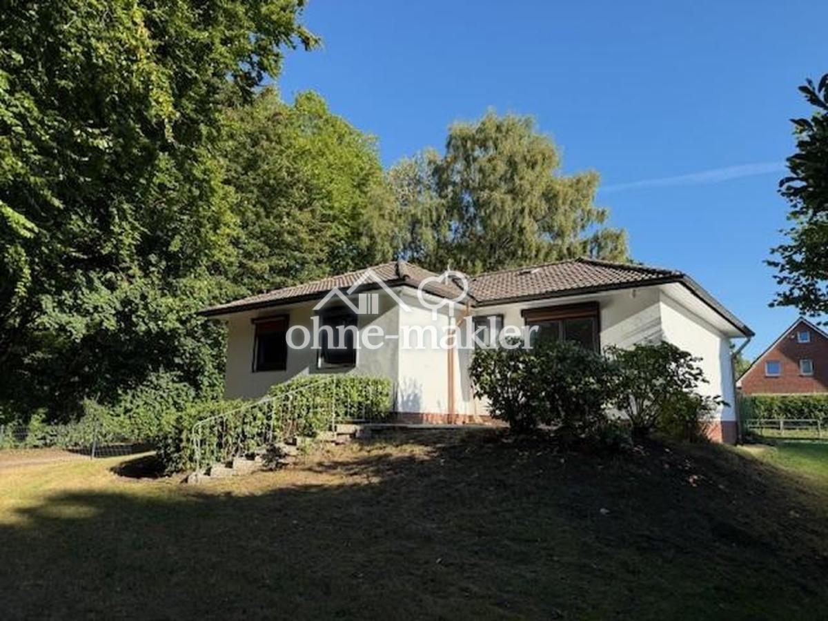 Rückseite mit Terrasse