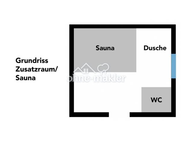 Zusatzraum / Sauna