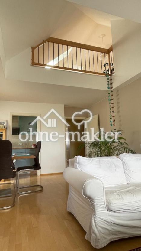 Blick hoch ins Studio