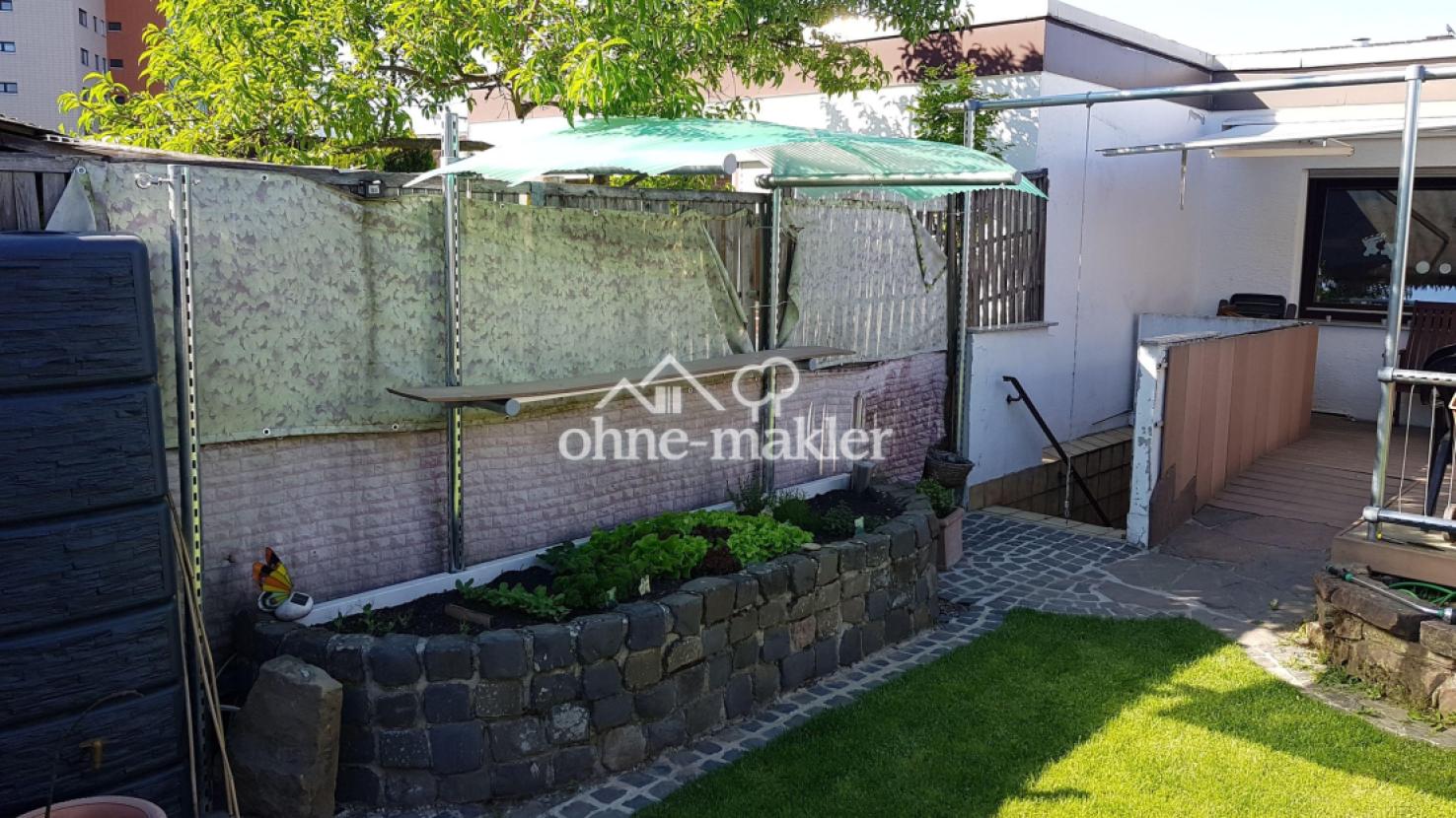 Hochbeet Kellertreppe