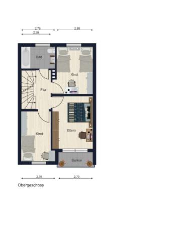 Grundrisse Obergeschoss