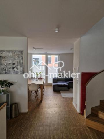 Blick zum Ess- und Wohnbereich