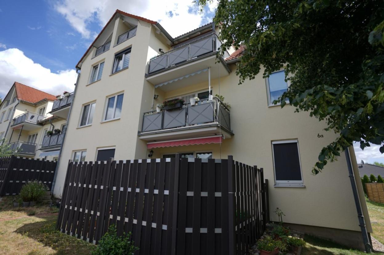 Blick auf den Balkon 