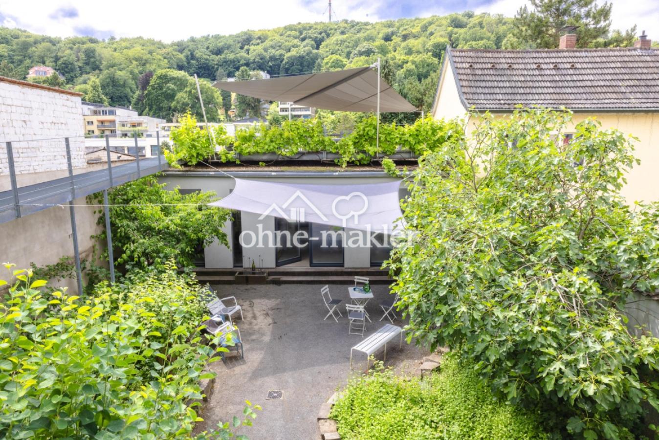 Innenhof, Hinterhaus+Terrasse