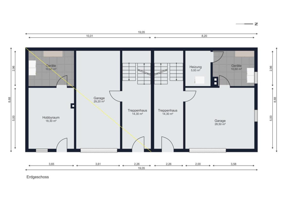 Grundrisse Erdgeschoss 