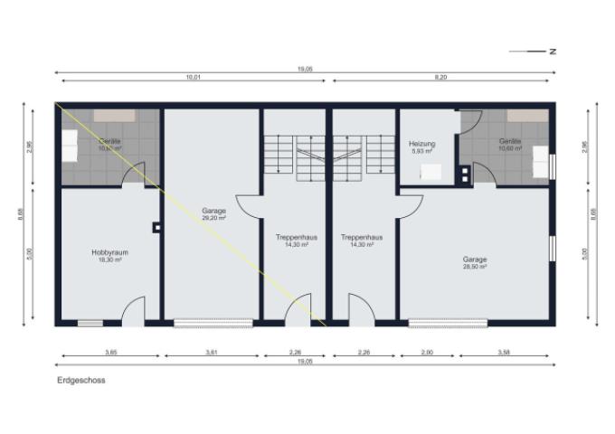 Grundrisse Erdgeschoss 