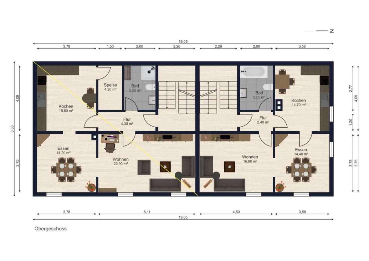 Grundrisse Obergeschoss 