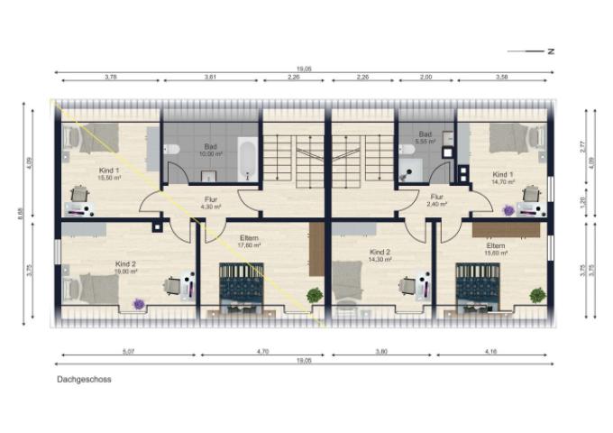 Grundrisse Dachgeschoss 