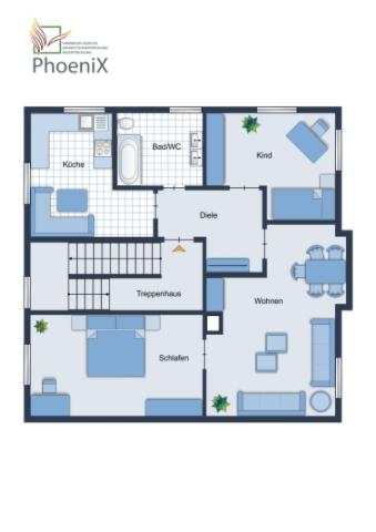 Grundriss Erdgeschoss-Wohnung
