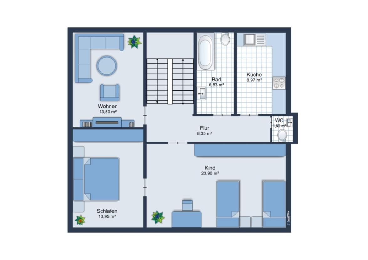 Grundriss Dachgeschoss