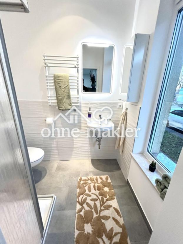 saniertes Badezimmer