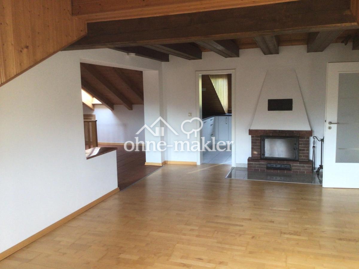 Kaminzimmer mit sicht zur Küch