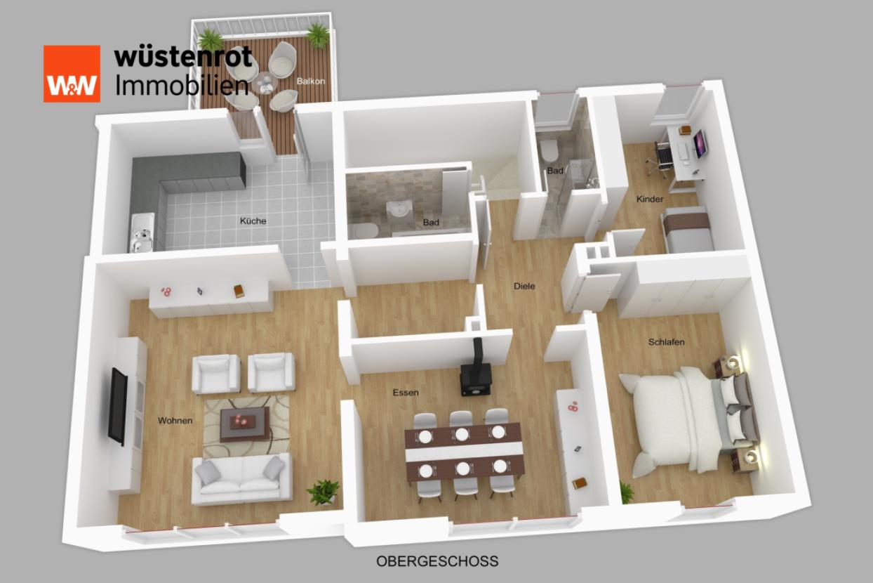 Grundriss Obergeschoss