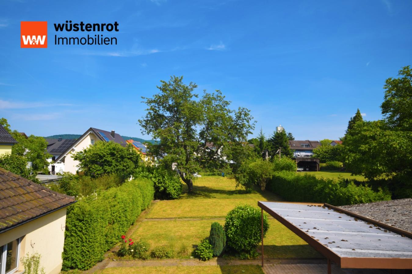 Blick auf den Garten