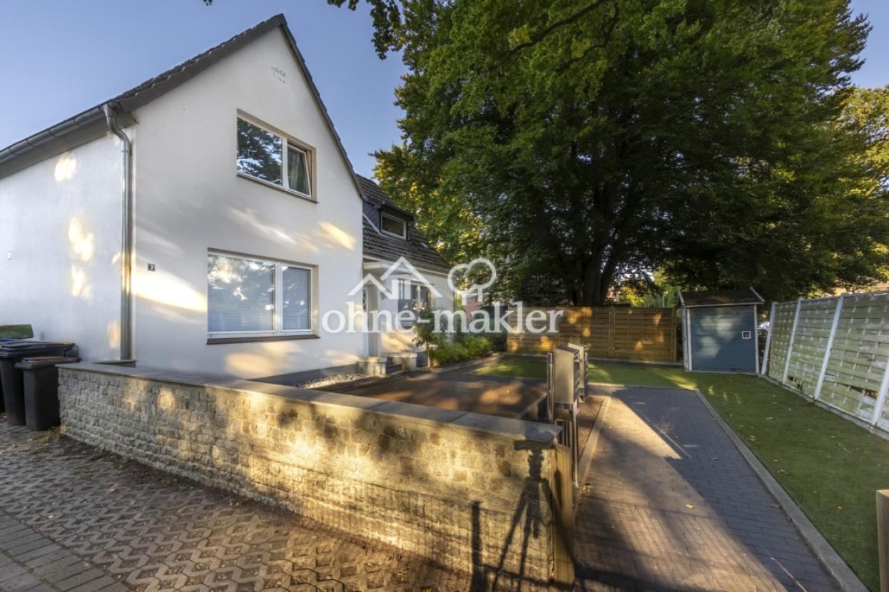 Blick in den Vorgarten