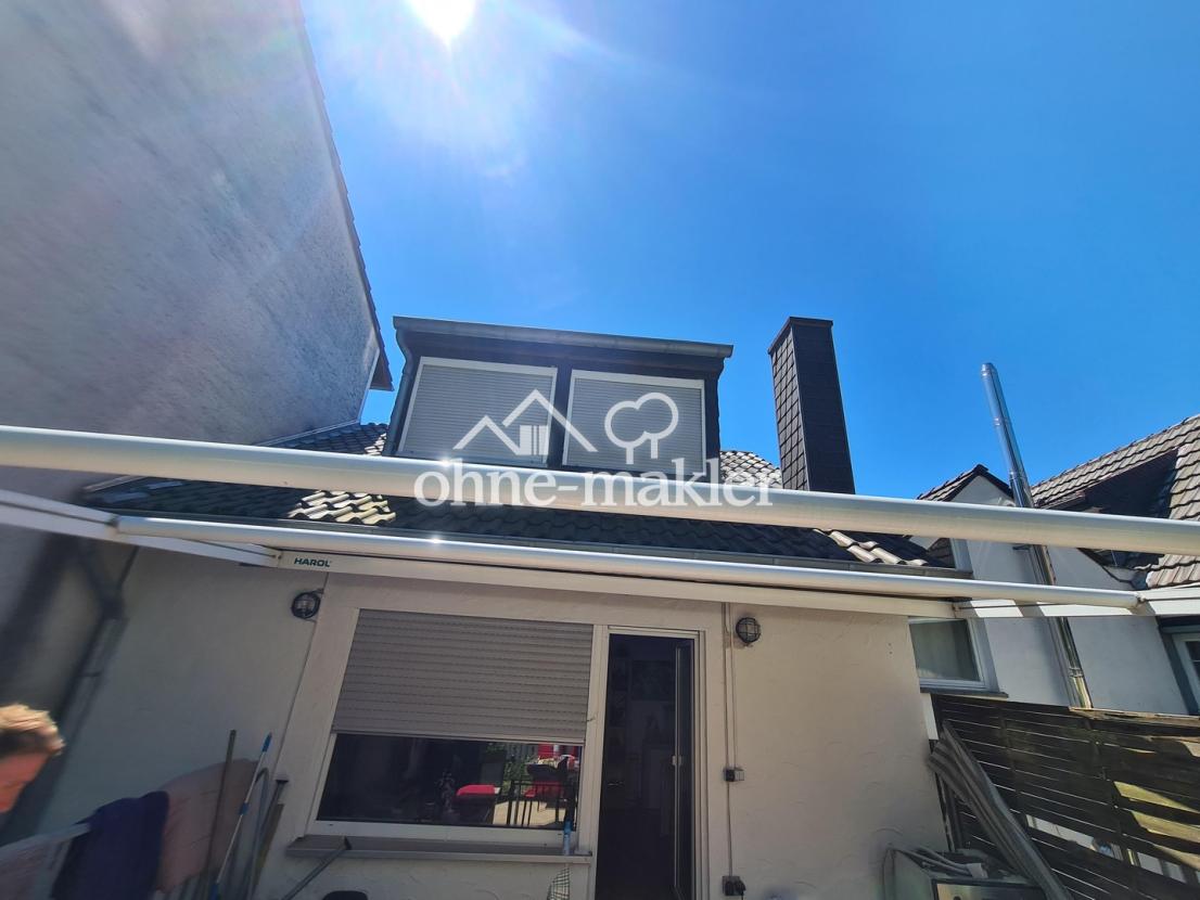 Terasse mit Dachgaube