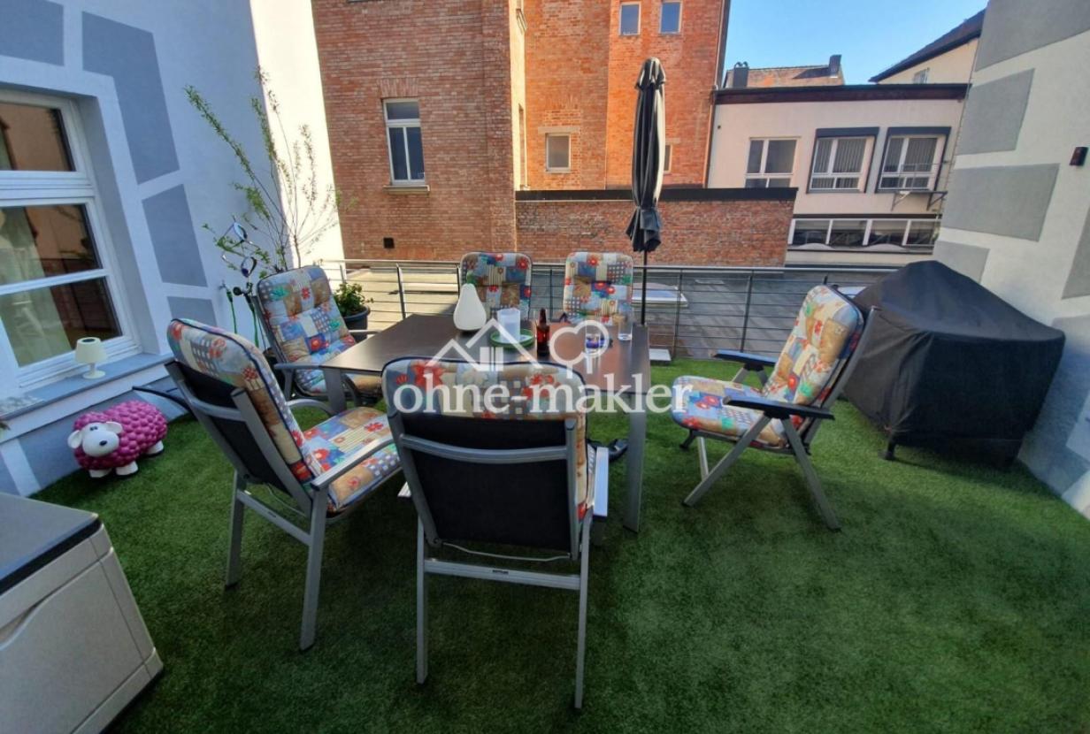 Terrasse geschützer Bereich