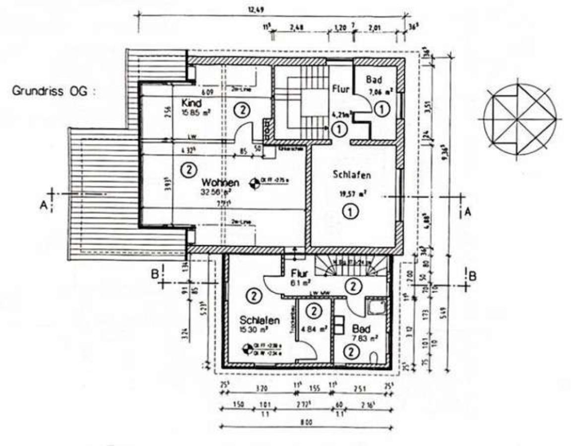 Grundriss Obergeschoss