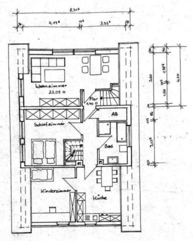 Grundriss Obergeschoss