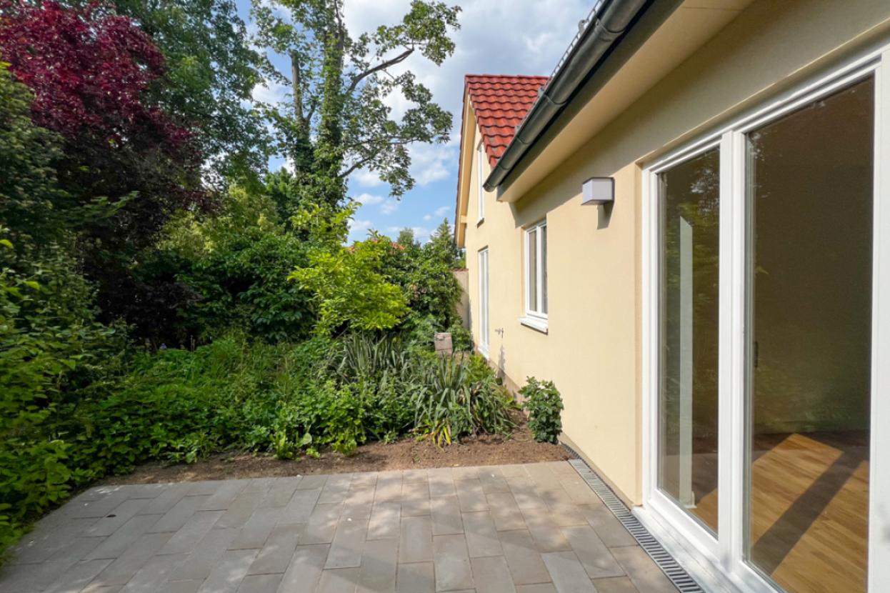 Terrasse am Wohnzimmer