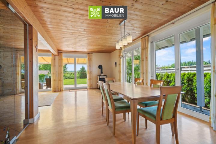 Wohnen Essen mit Kamin