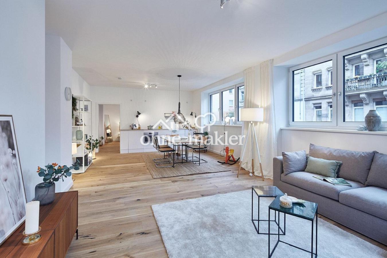 Wohnen mit offener Küche