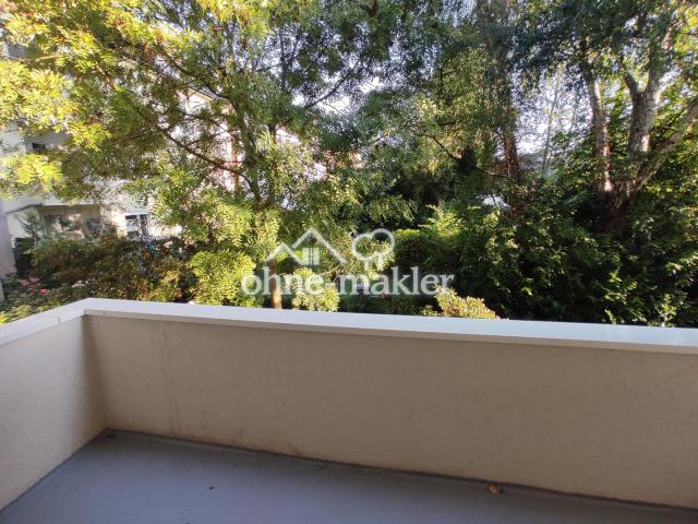 Überdachter ruhiger Balkon