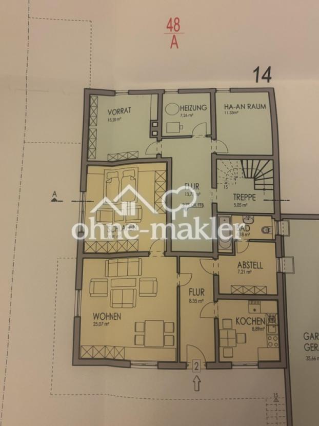 Grundriss Einliegerwohnung