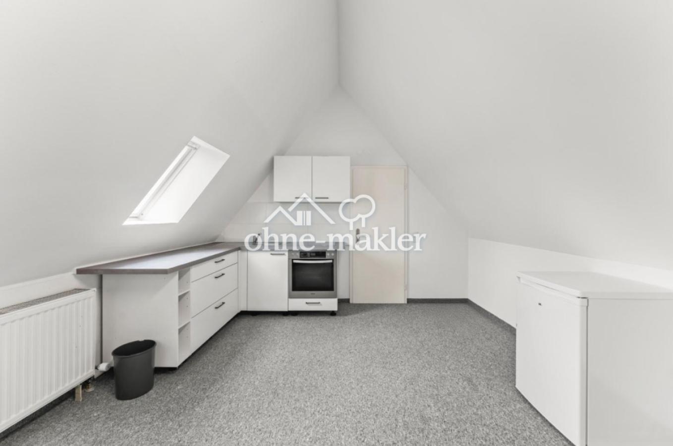 Küche im Dachgeschoss