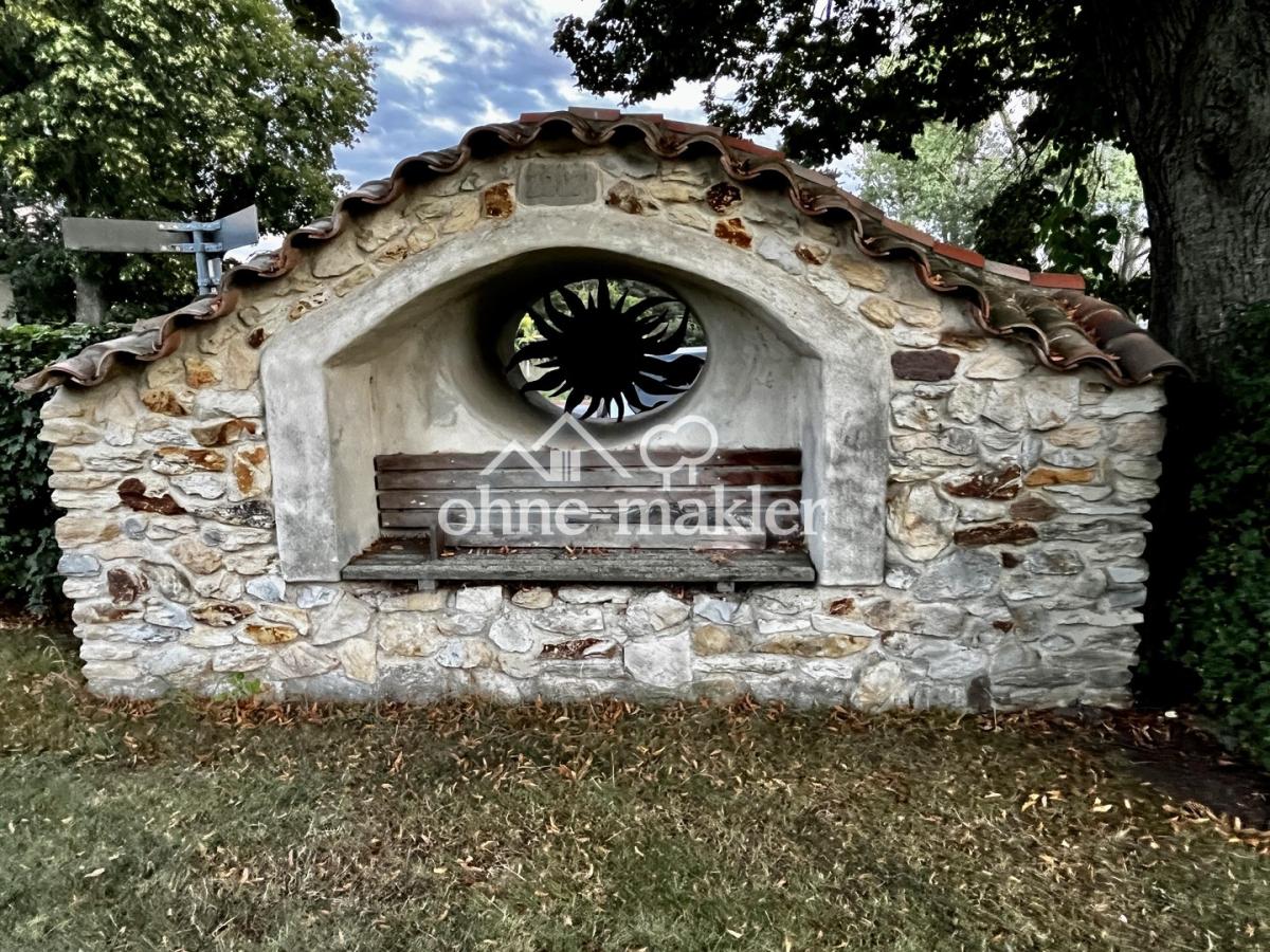 Einfriedung Mauer innen