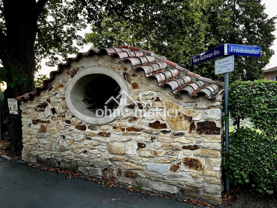 Einfriedung Mauer außen