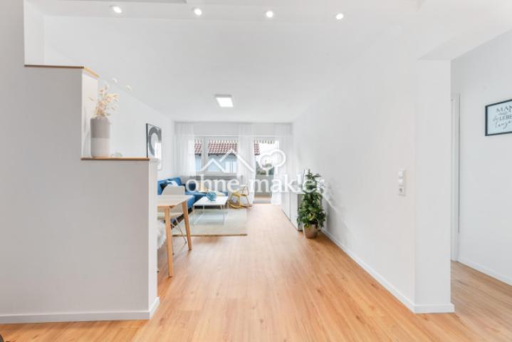 Blick in das Wohnzimmer