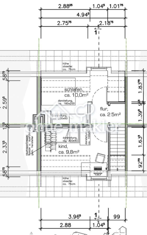 Grundriss Dachgeschoss