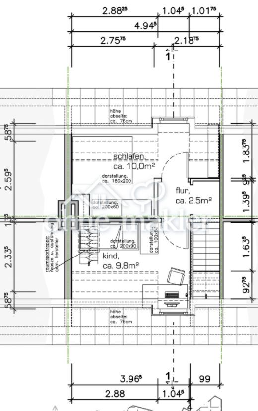 Grundriss Dachgeschoss