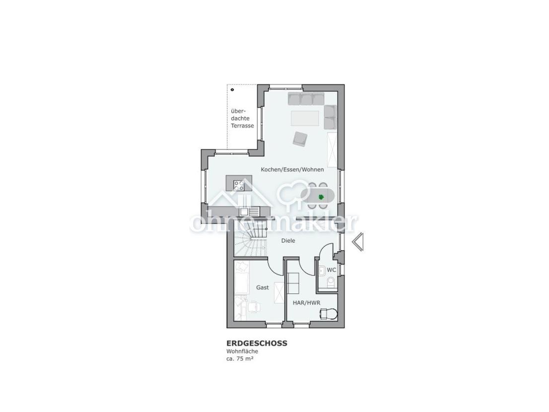 Grundriss Erdgeschoss