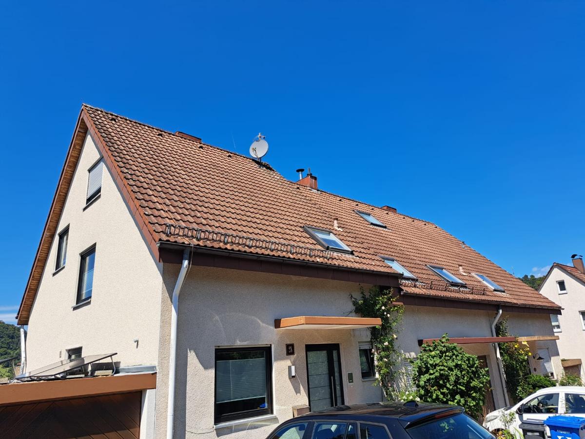 Nord-/Ostansicht auf die Reihenhäuser