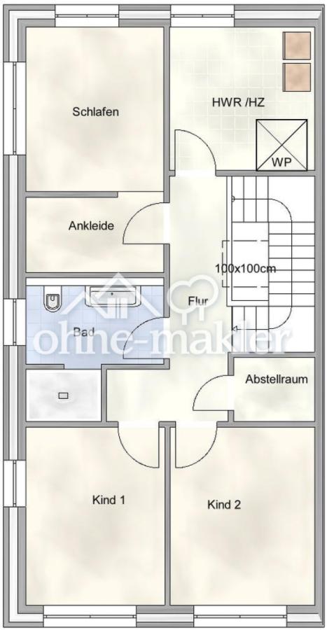 Grundriss Obergeschoss