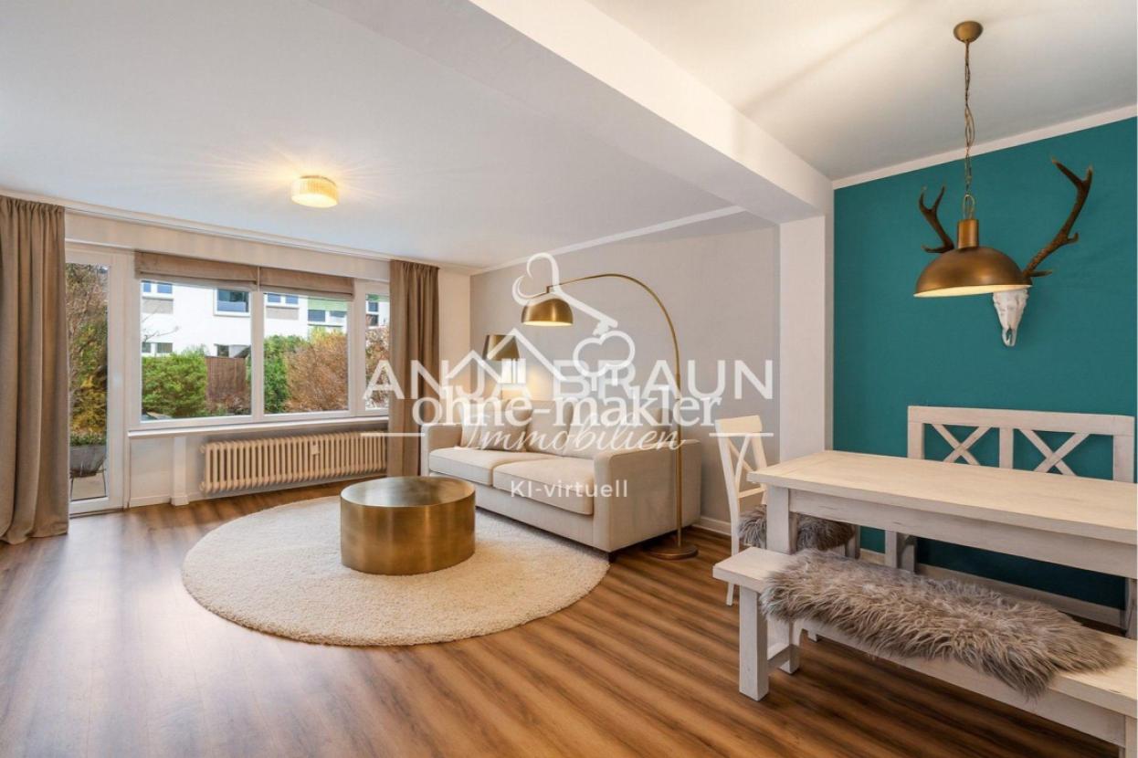 Wohnzimmer 1 KI-virtuell