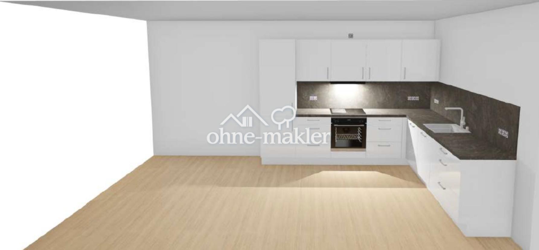 geplante Küche (Illustration)