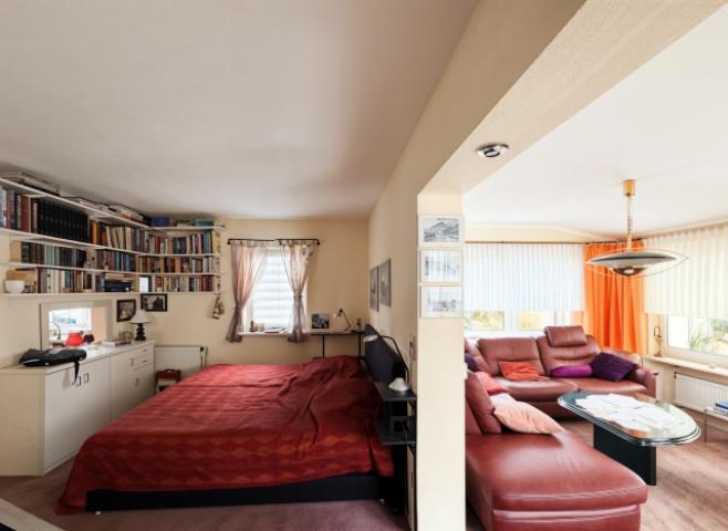 Schlaf- und Wohnbereich