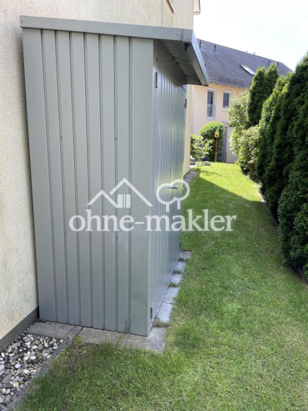 Seitliches Gartenhaus