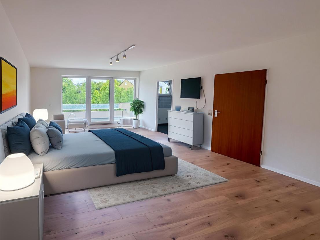 Einrichtungsbeispiel Wohn- und Schlafbereich 2