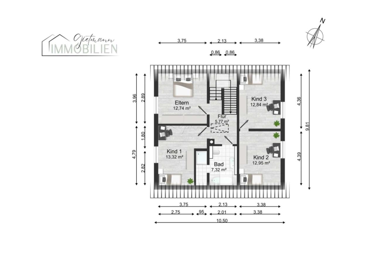 Grundriss Obergeschoss