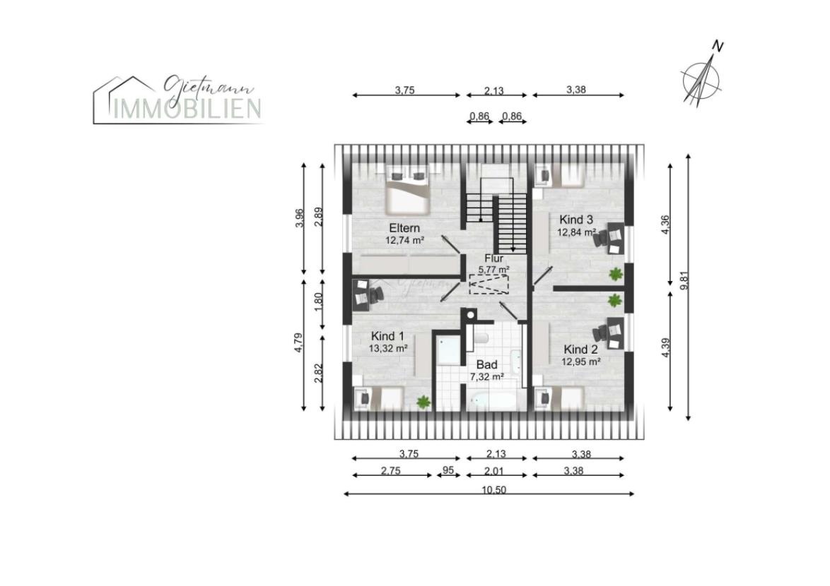 Grundriss Obergeschoss