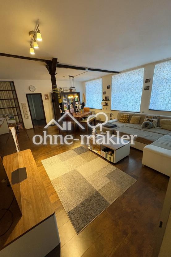 Wohnzimmer; Ansicht vom Flur