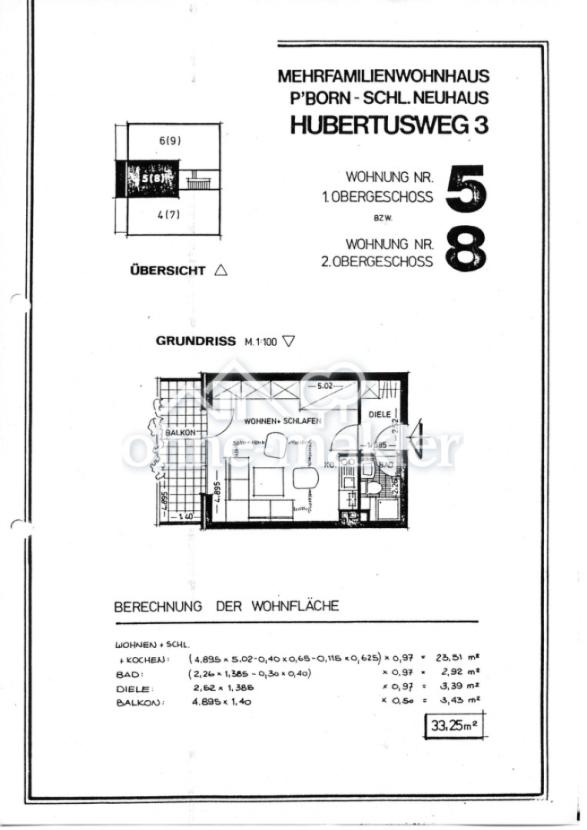 Detailgetreuer Grundriß