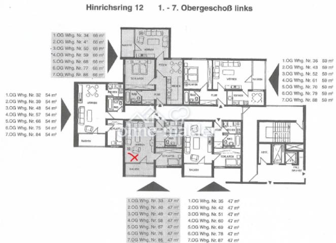 Übersicht Lage Wohnung